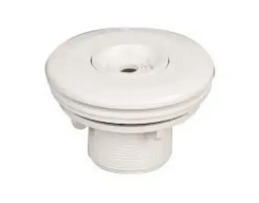 Vit plast spa-dusch d50 lim anslutning med cirkulär texturerad topp