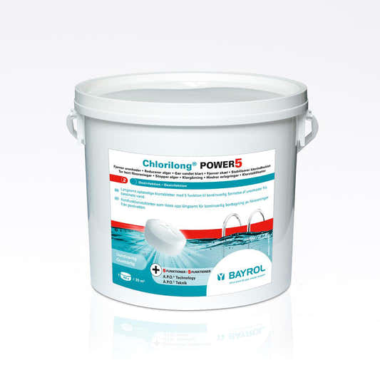 Bayrol Chlorilong Power 5 tabletter 250 g, 5 kg