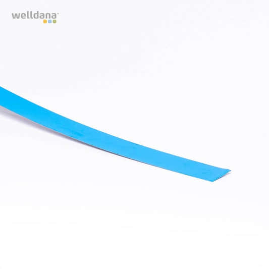 Blått linerbleck, rak modell – 5 × 200 cm