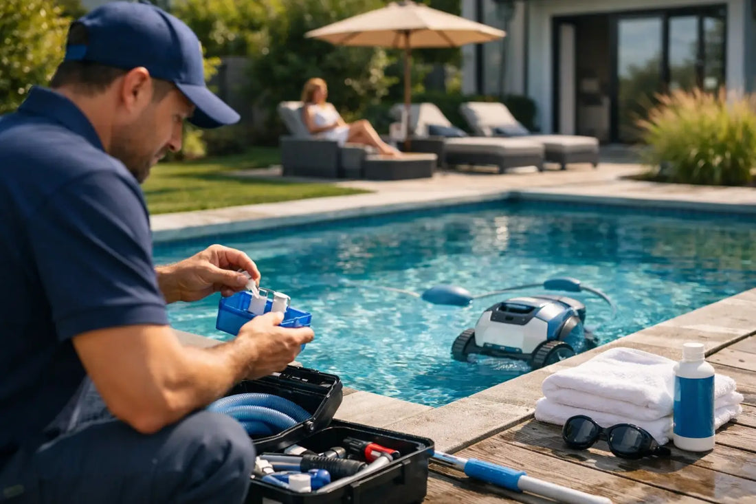 Poolservice efter installation för trygg poolvardag