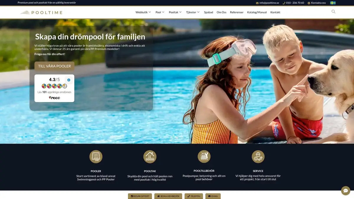 Pool Showroom Guide: Din Vägledning för 2025 - Pooltime® – Premiumleverantör för det skandinaviska klimatet