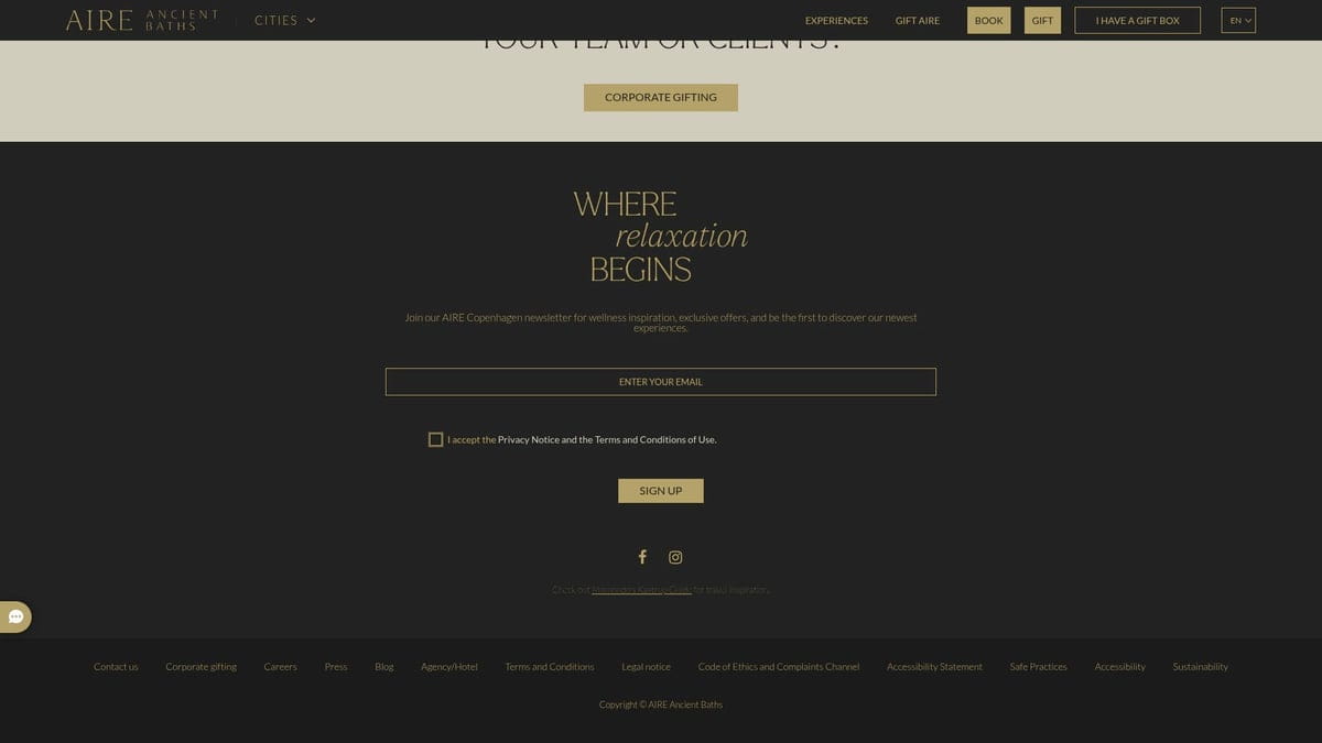 7 fantastiske svømmebassengopplevelser i København 2025 - AIRE Ancient Baths Copenhagen