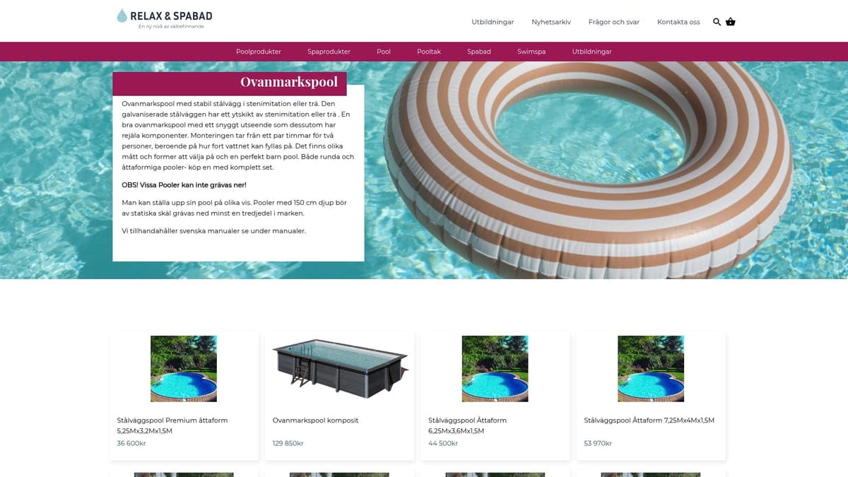 7 typer basseng du bør vite om i 2026 - Overjordisk basseng