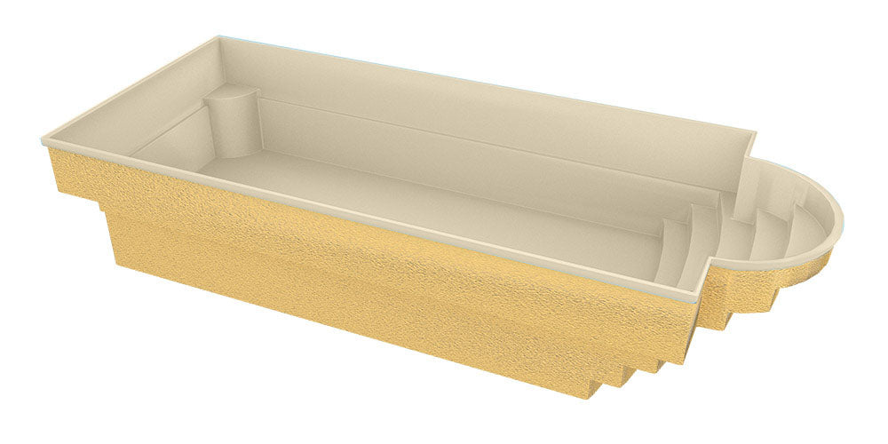 Glasfiberpool Aves 800 8,00m x 3,20m x 1,55m