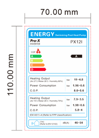 Poolvärmepump PRO-X INVERTER 12kW WIFI R32