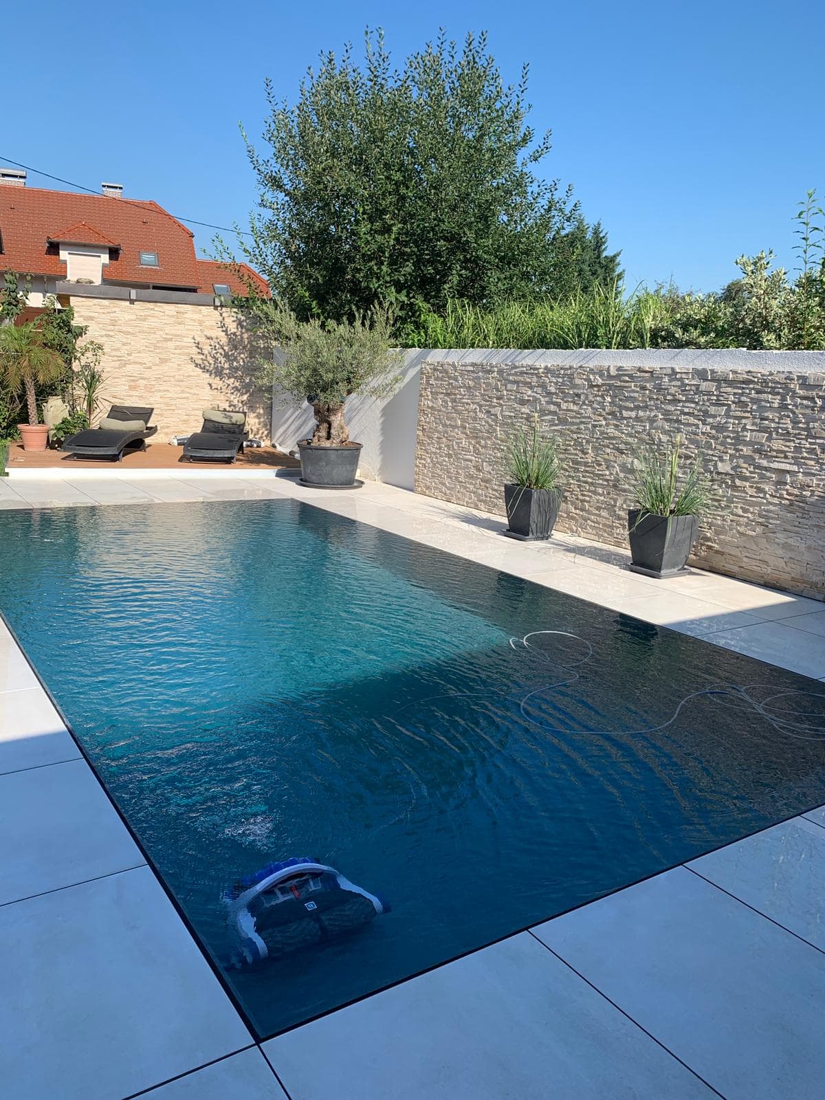 Pooltime Exclusive Overflow PP Pool Balanstank 4 x 10 x 1,5 m