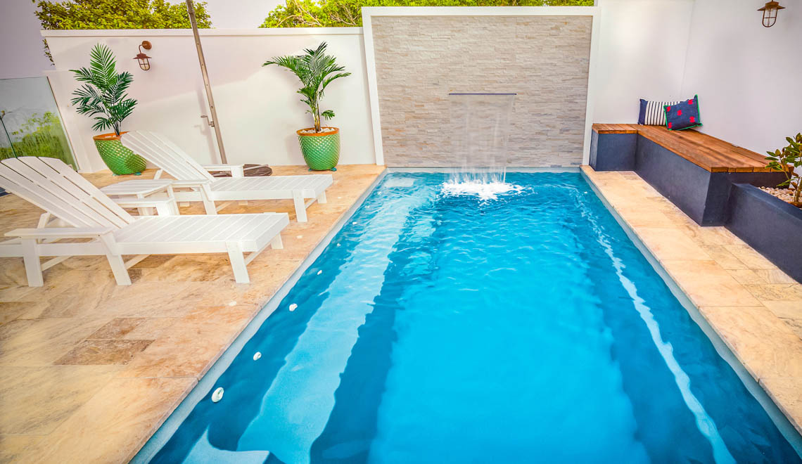 Leisurepools Harmony 2,9×5-8m, 1,29-1,76m djup