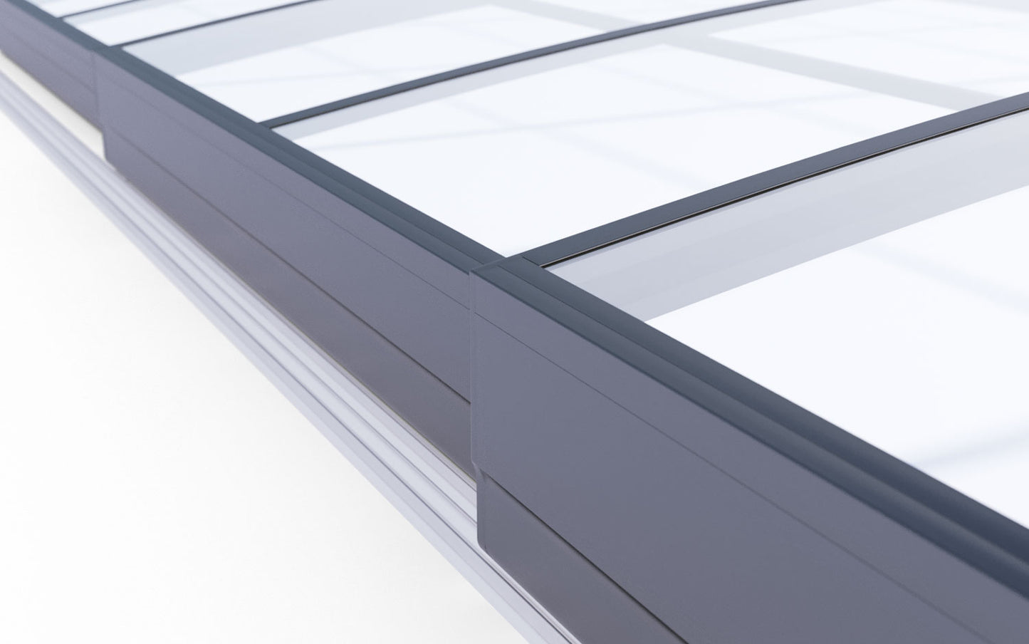 Pooltak Sydney 3.5×4.2 (Enkelskena, Antracit)