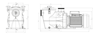 KRIPSOL KSE100 (1-fas) 1,00hp 15,4m3 per h