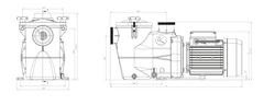 KRIPSOL KSE100 (1-fas) 1,00hp 15,4m3 per h