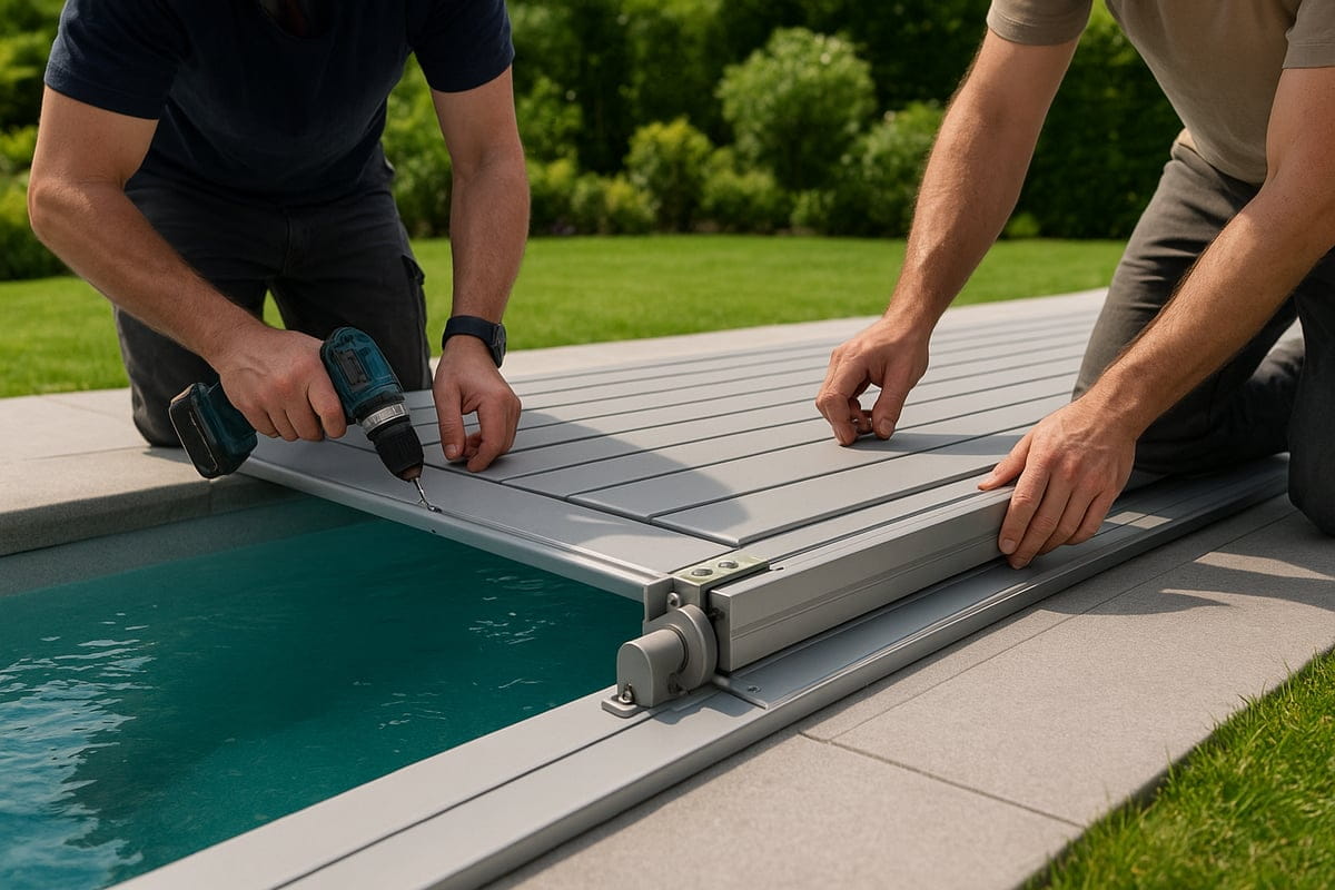 Montering og vedlikehold av bassengovertrekk