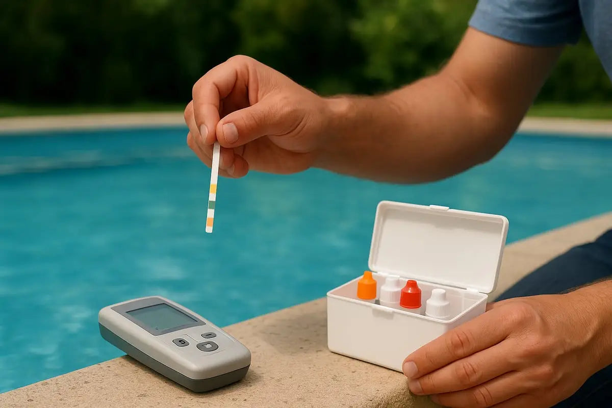 Så fungerar pooltestare – steg för steg