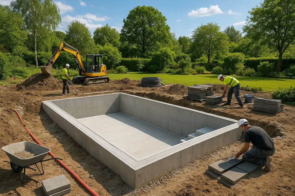 Steg-för-Steg: Så Bygger du en Lyxig Pool