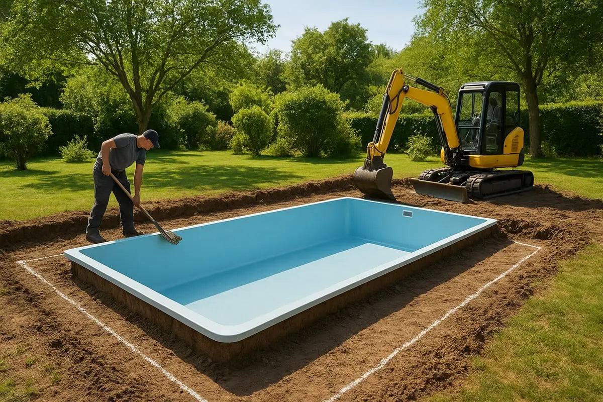 Installasjonsprosessen: Fra utgraving til ferdig basseng