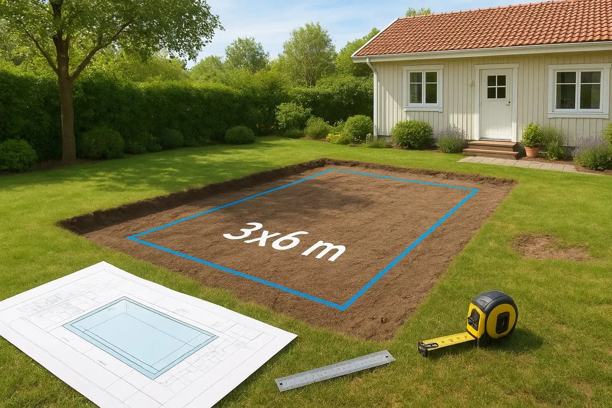 Planlegging av 3x6m-bassenget ditt: Steg for steg