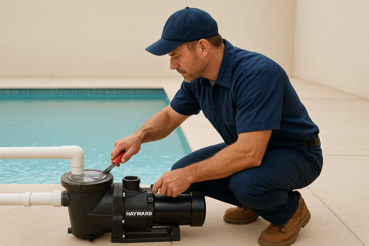 Installasjon av Hayward bassengpumpe: Trinn for trinn
