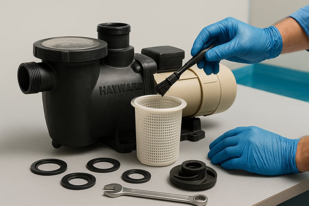 Stell, vedlikehold og feilsøking av Hayward bassengpumpe