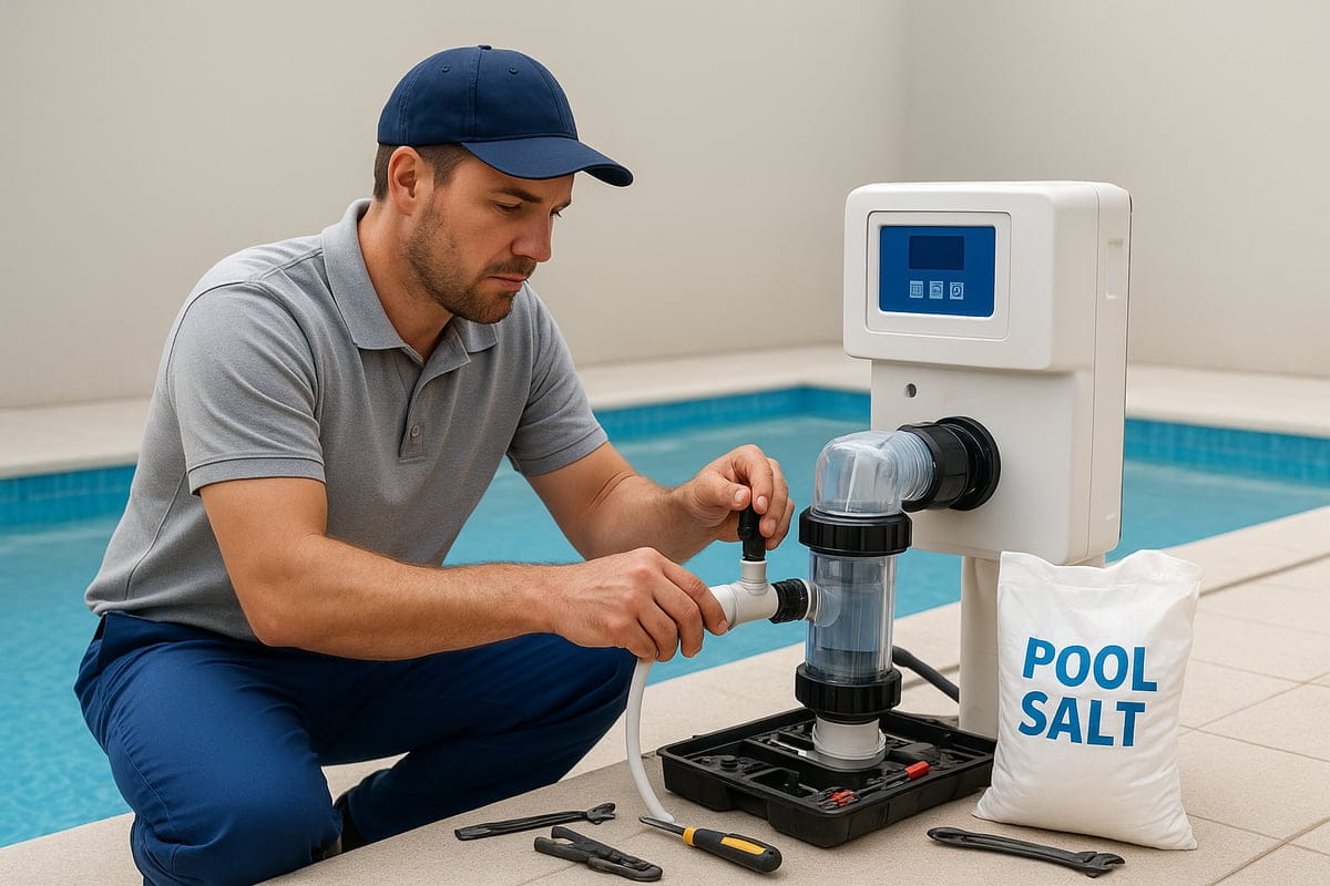 Slik installerer du et saltbasseng: Steg for steg