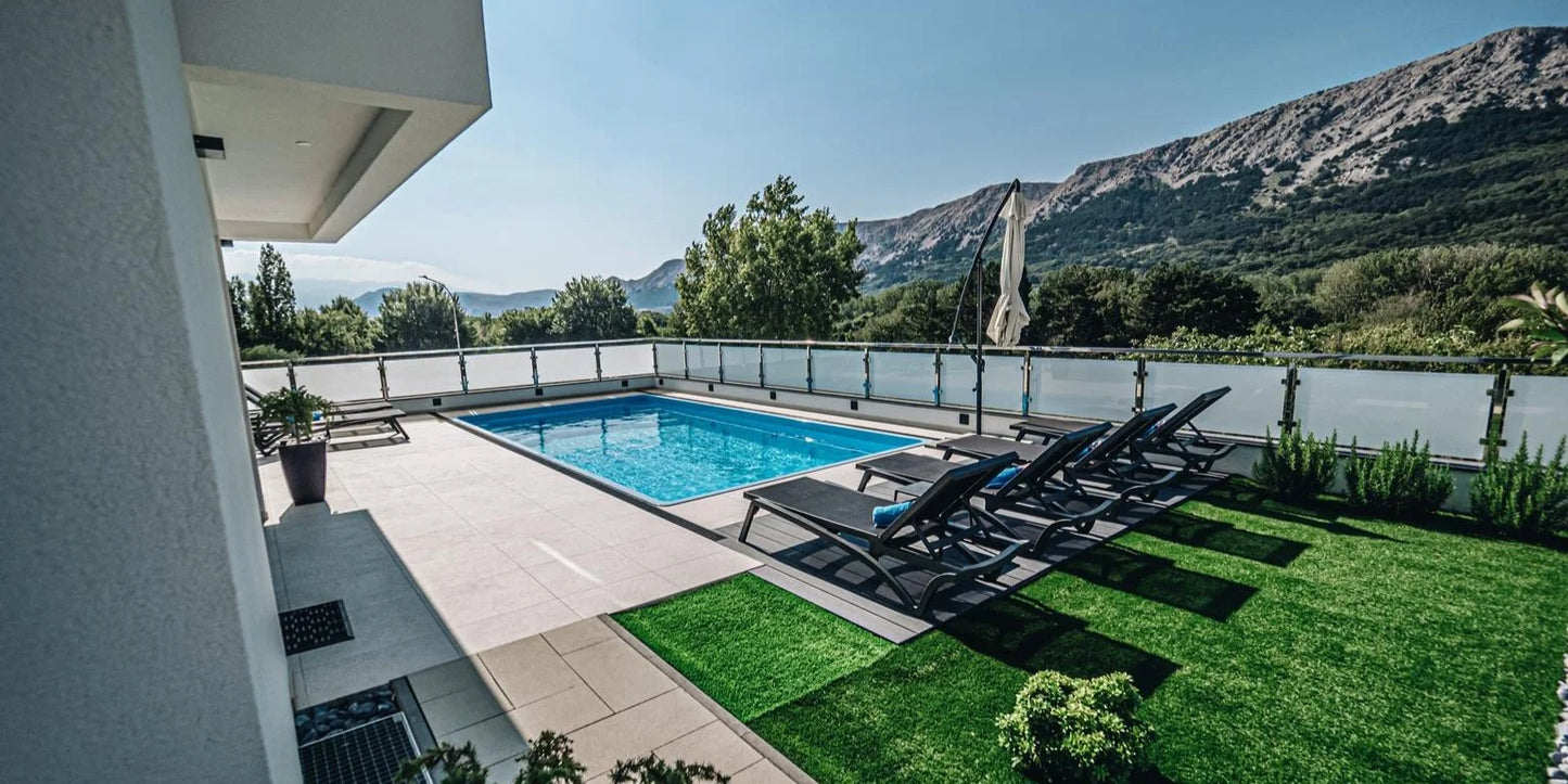 Glasfiberpool Aruba Plus 8,00m x 3,70m x 1,50m