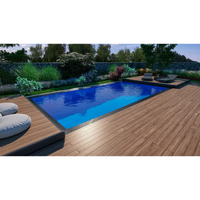 Bergen Deck A mobil poolterrass med blå vatten året runt