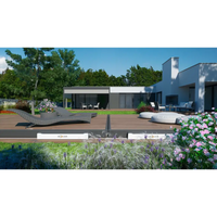 Modern grå rottingloungstol med kurvig design på Bergen Deck A, året runt