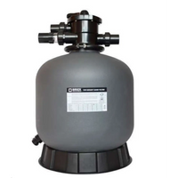 Brilix FSP350 sandfilter-pump combo med grå sandfilter och svarta beslag