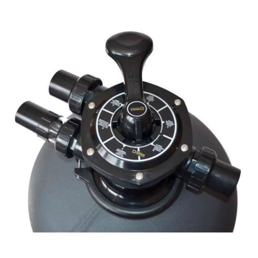 Brilix FSP350 sandfilter-pump combo med svart plastfilter och handtag