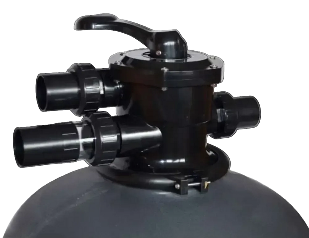 Brilix FSP350 sandfilter-pump combo med svart filterventil