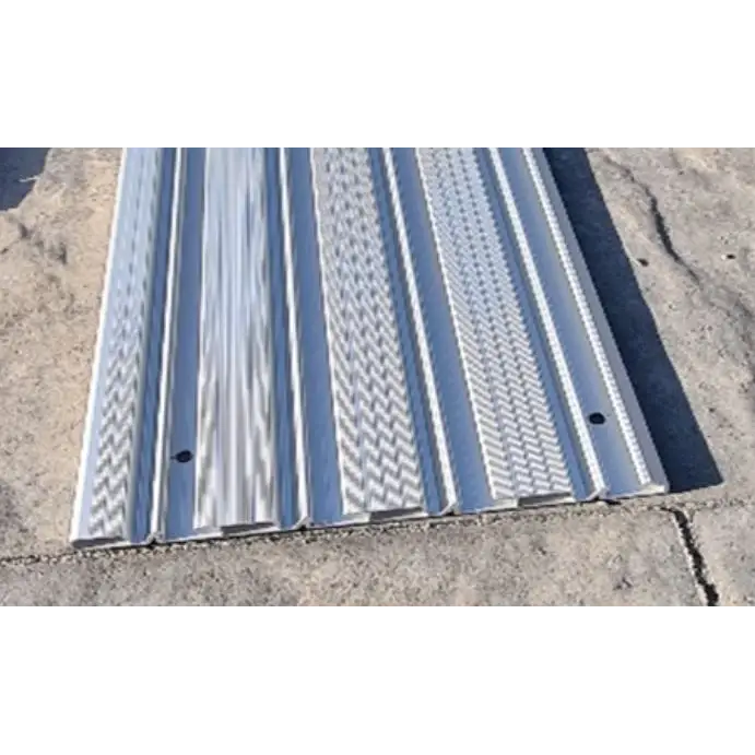 Extra skenor för pooltak Kit Icon med silver korrugerad metall och fiskbensmönster