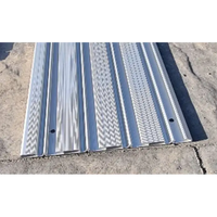 Extra skenor för pooltak Nivokit med silver korrugerad metall och hål