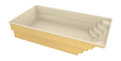 Glasfiberpool Aruba 700 7,20m x 3,70m x 1,50m