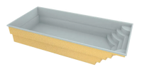 Glasfiberpool Aruba 800 8,20m x 3,70m x 1,50m