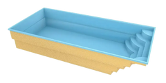 Glasfiberpool Aruba 800 8,20m x 3,70m x 1,50m