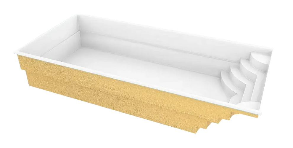 Glasfiberpool Aruba 800 8,20m x 3,70m x 1,50m