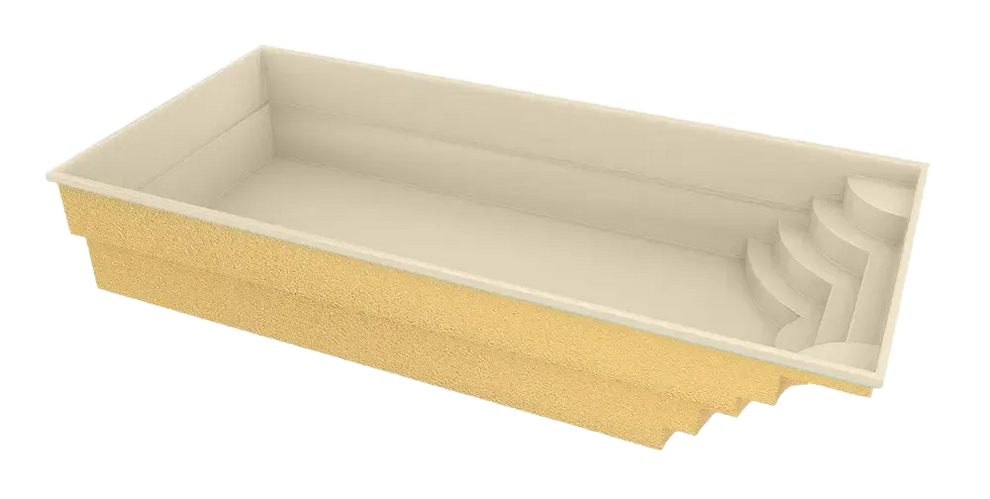Glasfiberpool Aruba 800 8,20m x 3,70m x 1,50m