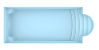 Glasfiberpool Aves 800 8,00m x 3,20m x 1,55m