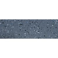 Grå terrazzo pool med svart, vit och blå speckles i Grenada 600