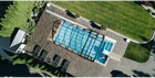 Glasfiberpool Trinidad 9,70m x 3,70m x 1,60m