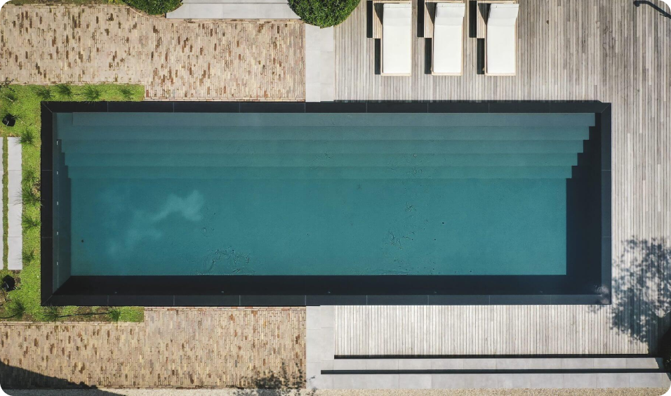 Pooltime Exklusiv Infinity 10/20mm PP pool 4 x 12 x 1,5 m