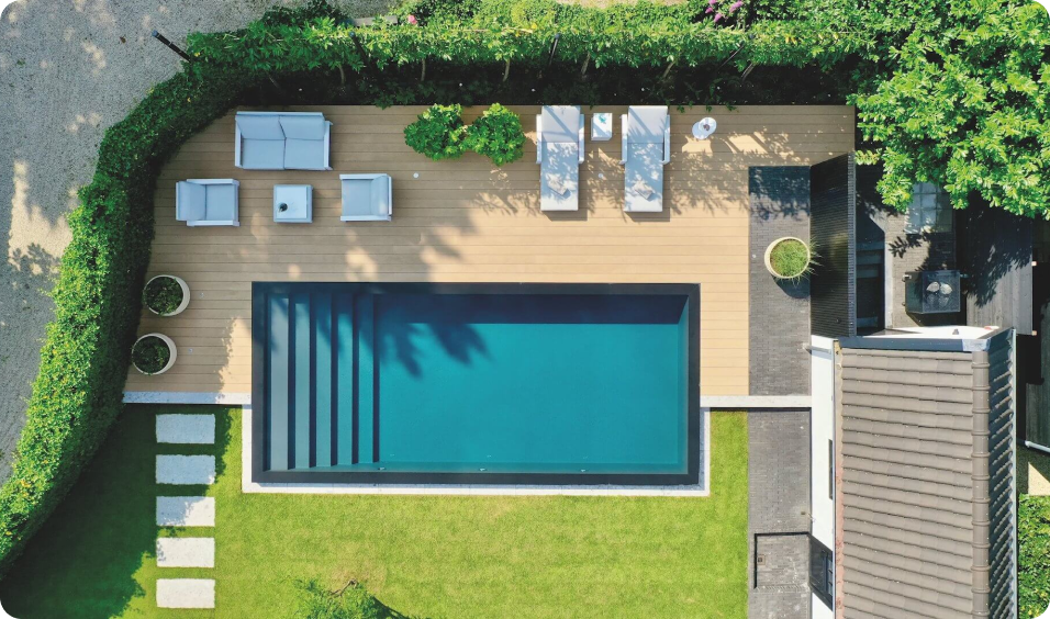 Pooltime Exklusiv Infinity 10/20mm PP pool 3.5 x 7 x 1,5 m