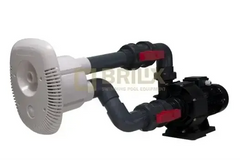 Jetswim Brilix Elegance poolpump vit och svart med röda ventiler
