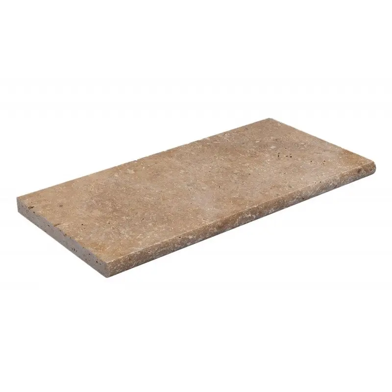 Beige rektangulär naturstenplatta Natura Kiruna paket med texturerad yta