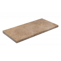 Beige rektangulär naturstenplatta Natura Kiruna paket med texturerad yta