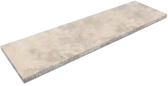 Natura Modena paket med beige stenplatta och klart blått vatten