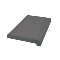 Grå betongkant i Rustica Athen paket med rundade hörn