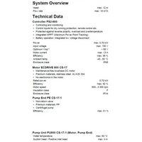 Lorentz PS2-600 CS-17-1 solcellspumppaket med specifikationer för hög effektivitet