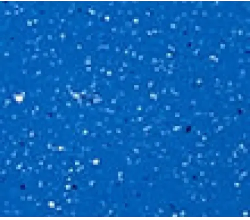 Vibrant blå bakgrund med snöliknande glitter för Mira390 wellness pool ovanmark