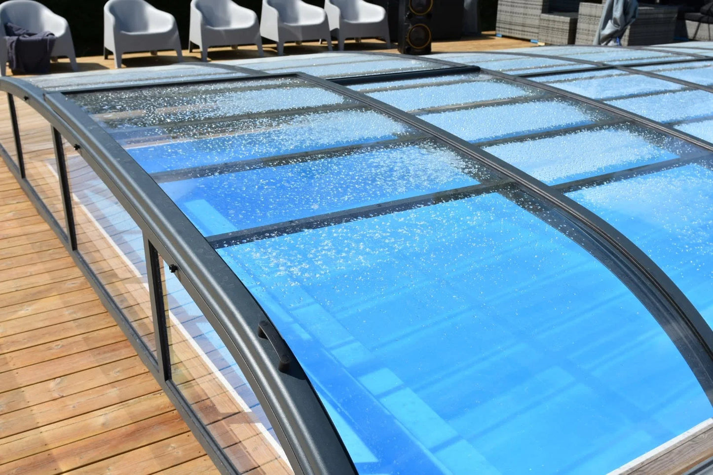 Pooltak NIVO KIT 1060B 4×10 (klarglas, sidodörr)