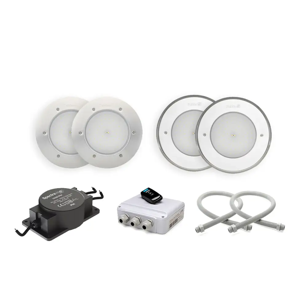 Pahlen belysningspaket premium med fyra LED-lampor och kontrollenhet