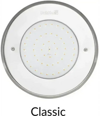 Pahlen Belysningspaket PREMIUM+ cirkulär infälld LED-lampa med kromram och vit diffuser
